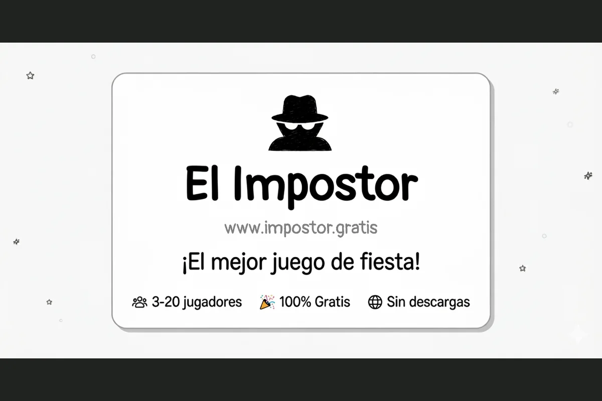 El Impostor, a browser-based social deduction game